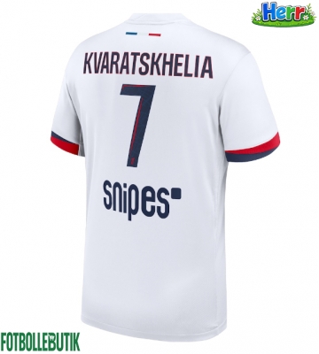 Paris Saint-Germain Khvicha Kvaratskhelia #7 Bortatröja 2025-26 Kortärmad